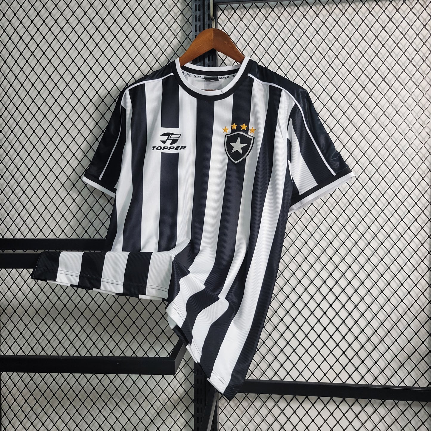 CAMISA RETRÔ DO BOTAFOGO 99/00 PRETO E BRANCO