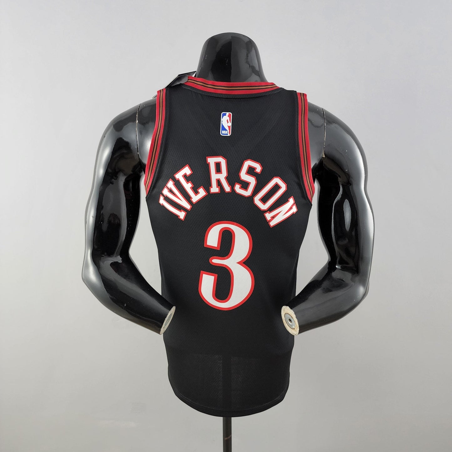 Regata NBA Philadelphia 76ers - Allen Iverson #3 Black Retrô - ResPeita Sports