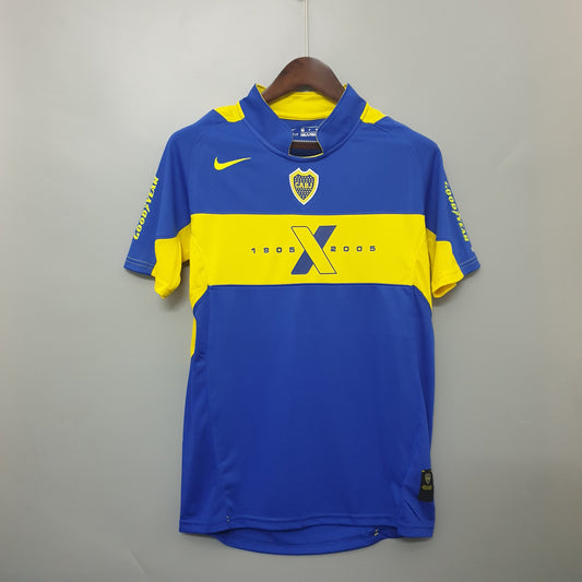 CAMISA RETRÔ DO BOCA JUNIORS 04/05