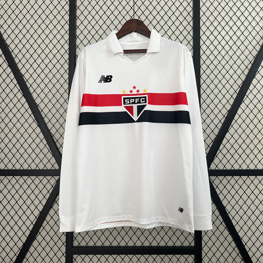 CAMISOLA MANGA LONGA DO SÃO PAULO  24/25 BRANCO