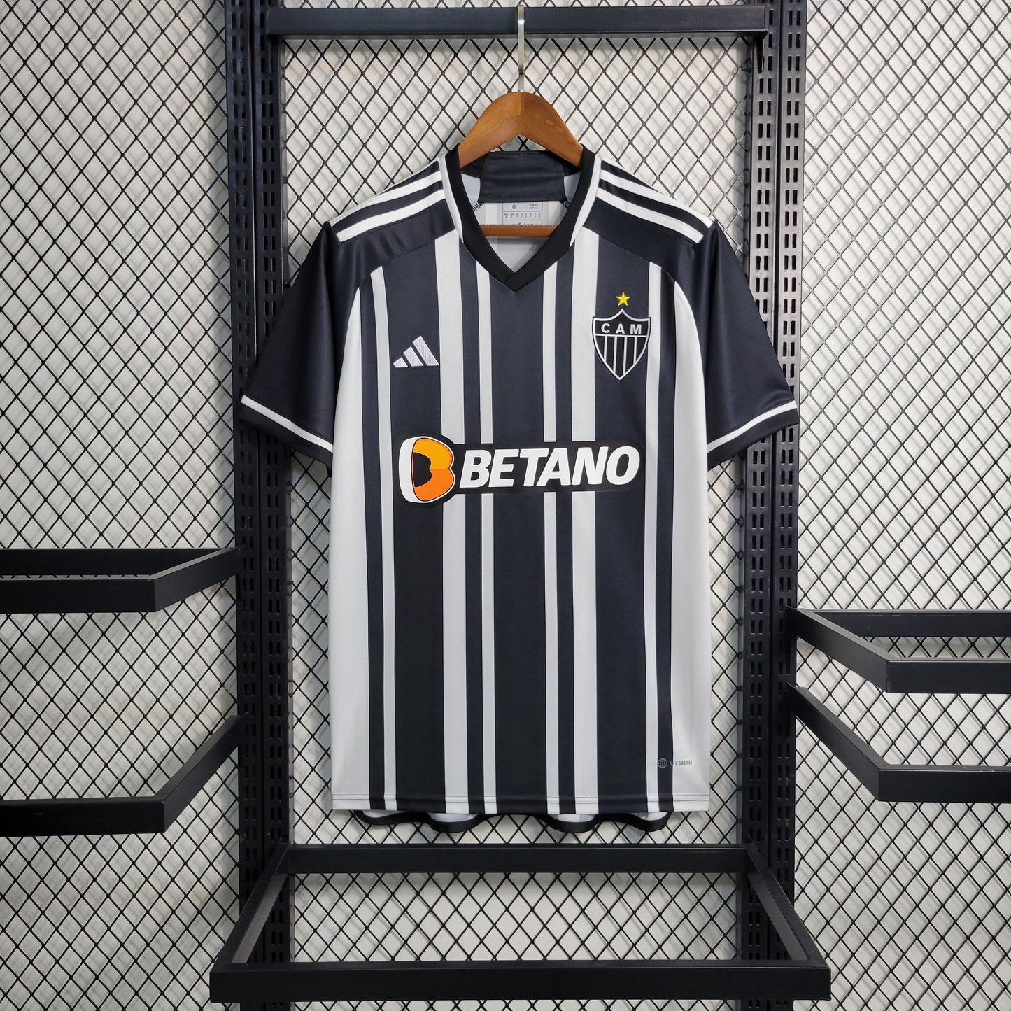 CAMISOLA DO ATLETICO MINEIRO 24/25 BRANCO E PRETO