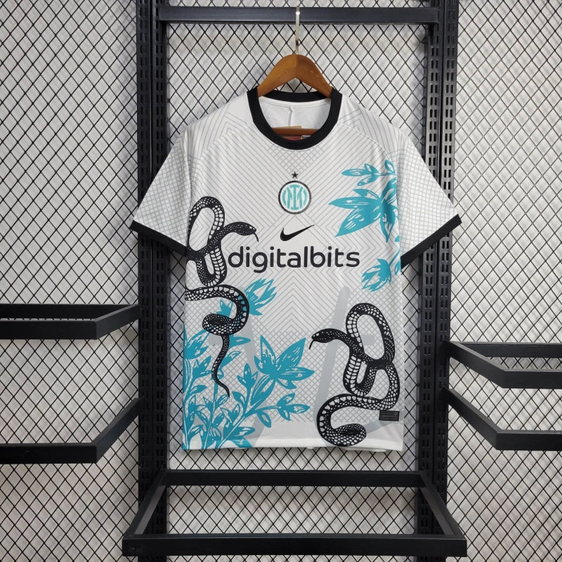CAMISOLA DO INTER DE MILAN 24/25 BRANCO EDIÇÃO ESPECIAL