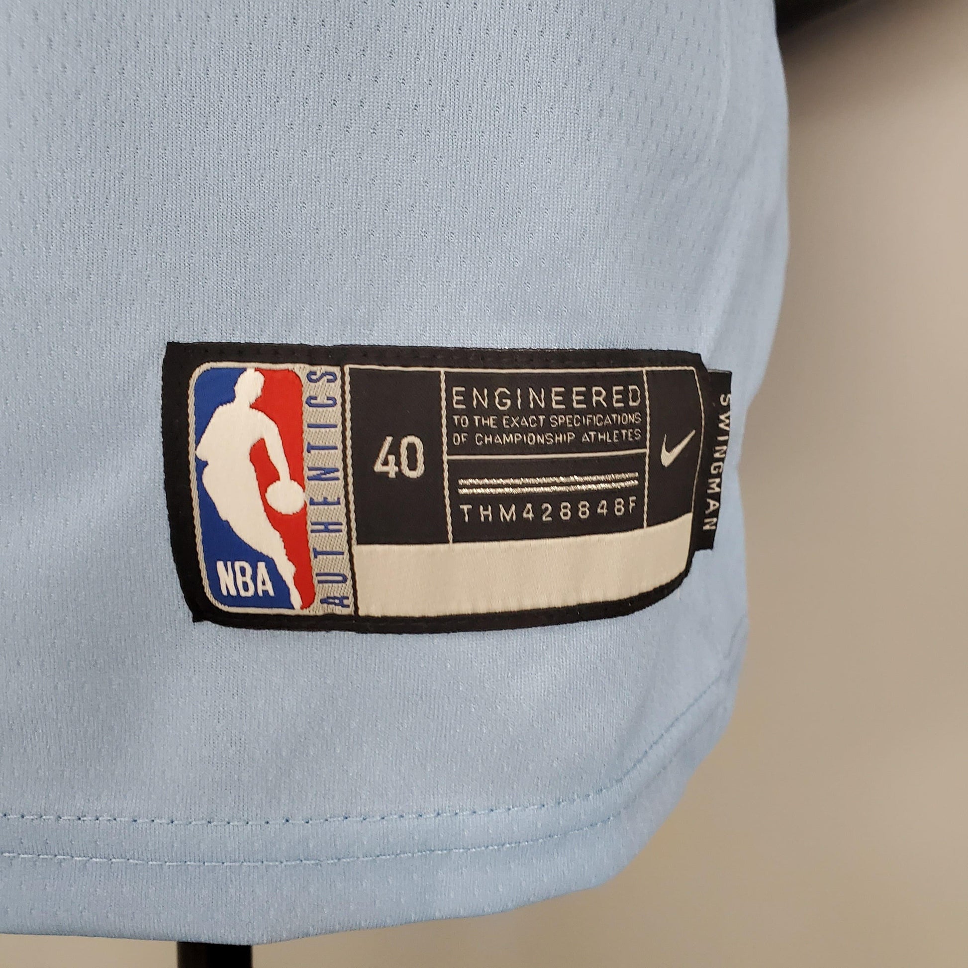Regata NBA Memphis Grizzlies - Ja Morant #12 Light Blue - ResPeita Sports 