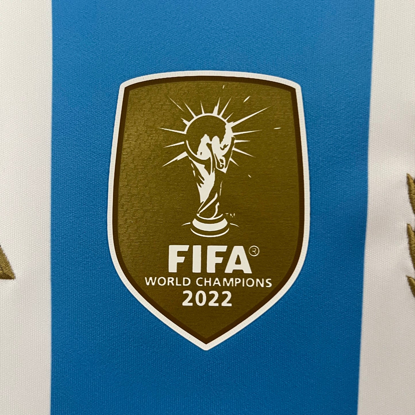CAMISOLA DA SELEÇÃO DA ARGENTINA 24/25 AZUL E BRANCO