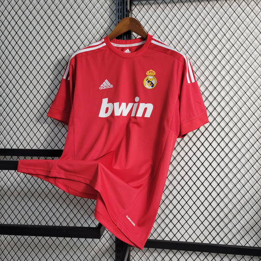 CAMISA RETRÔ DO REAL MADRID 11/12 VERMELHO