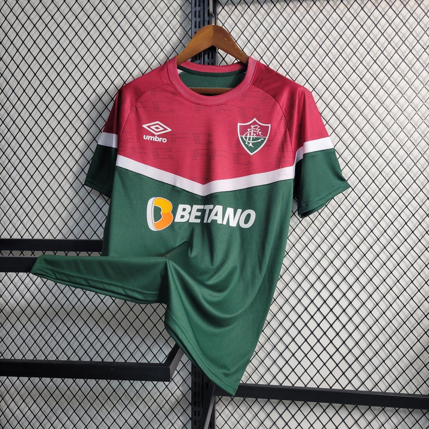 CAMISOLA DO FLUMINENSE 24/25 VERDE E VERMELHO