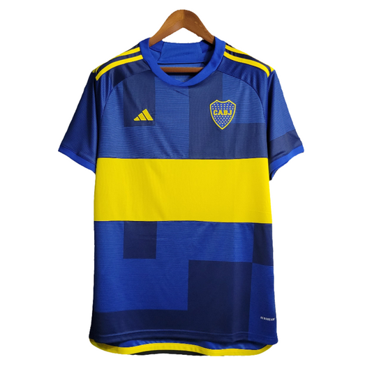 CAMISOLA BOCA JUNIORS 23/24 AZUL E AMARELO