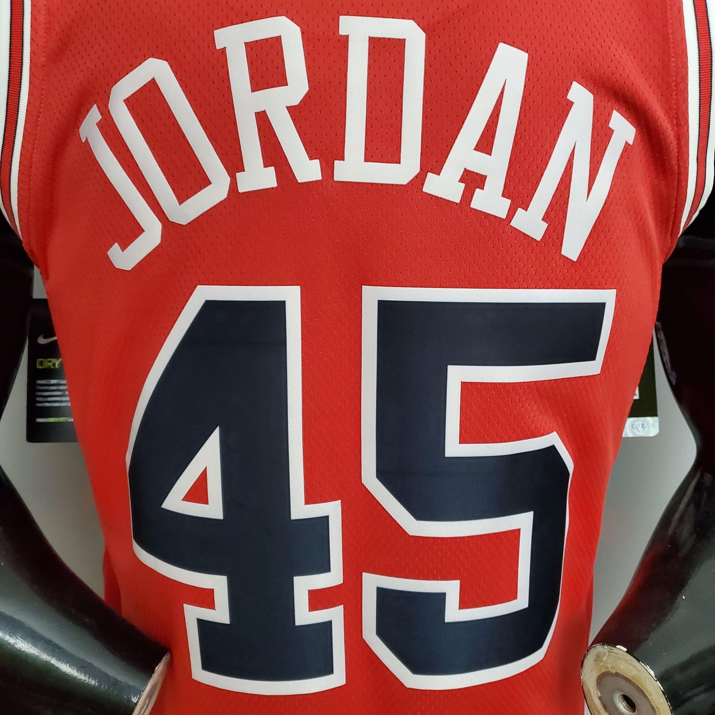 Regata NBA Chicago Bulls - Jordan #45 NCR Red - ResPeita Sports 