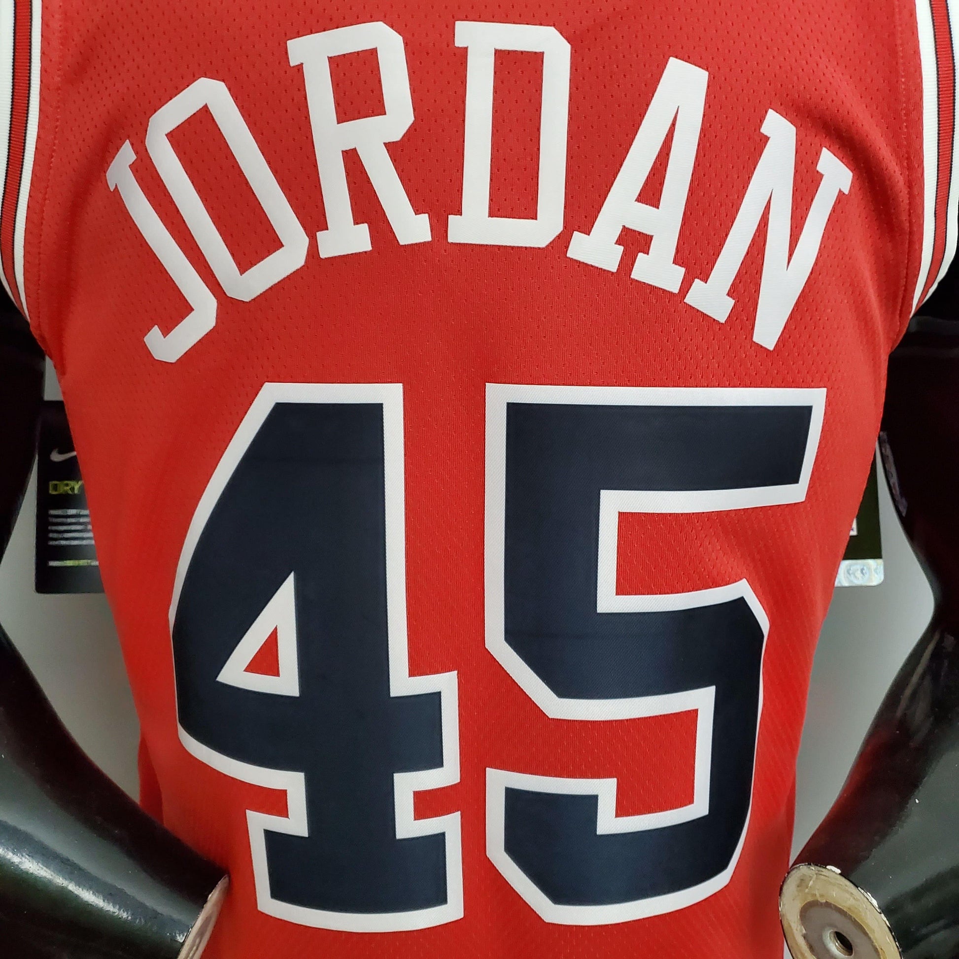 Regata NBA Chicago Bulls - Jordan #45 NCR Red - ResPeita Sports 